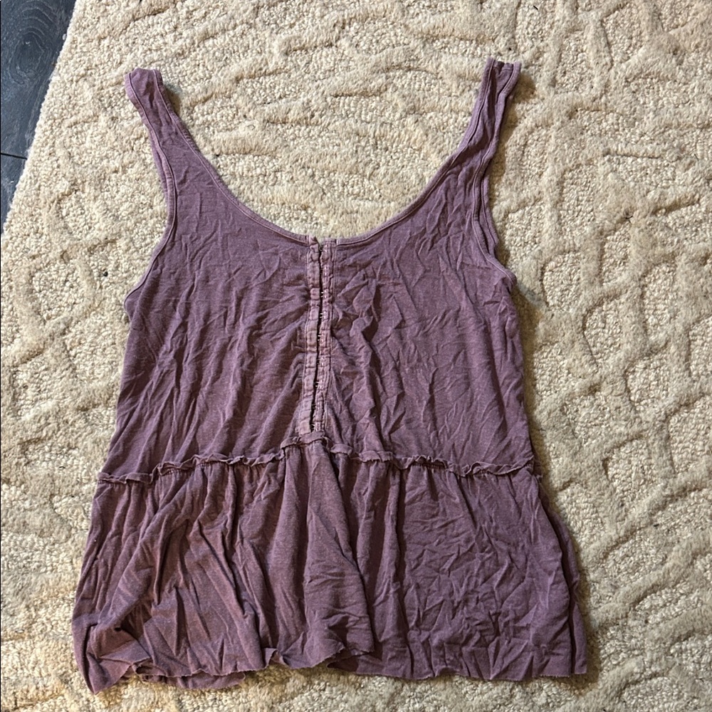 American Eagle Outfitters Dusty Purple Tank Top